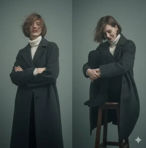 Teal Studio Editorial Diptych