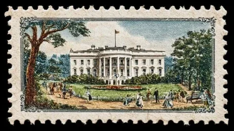 Vintage Capital Monument Postage Stamp — Nano Banana 2 AI Prompt: a vintage postage stamp depicting [iconic monument of a capital with people inte...