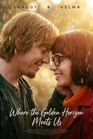 Make Your Movie Poster With Him/Her — Google Imagen AI Prompt: Create a romantic, close-up movie poster photograph in portrait format (27:40 as...