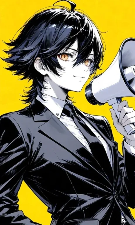 Megaphone Suit Character