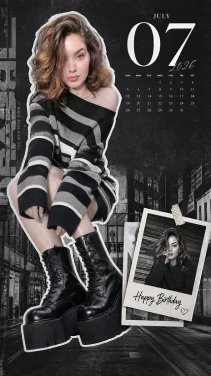 Cool-Tone Idol Editorial Wallpaper