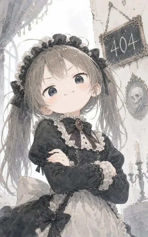 Gothic Maid 404 Portrait