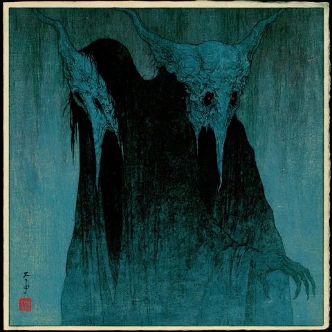 Beksinski Style Twin Monster Nightmare — Nano Banana 2 AI Prompt: Siamese deformed monster twins nightmare beksinski x kawase hasui --hd --profile...
