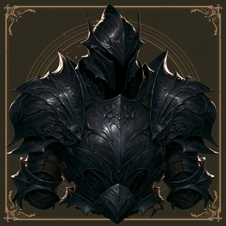 Vathriel's Sunless Realm Black Armor