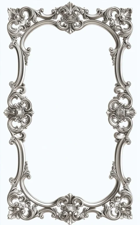 Baroque Iron Filigree Frame