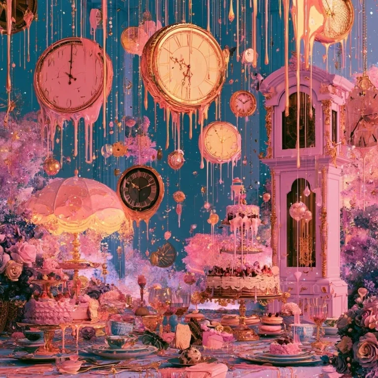 Melting Clocks Desert Dreamscape