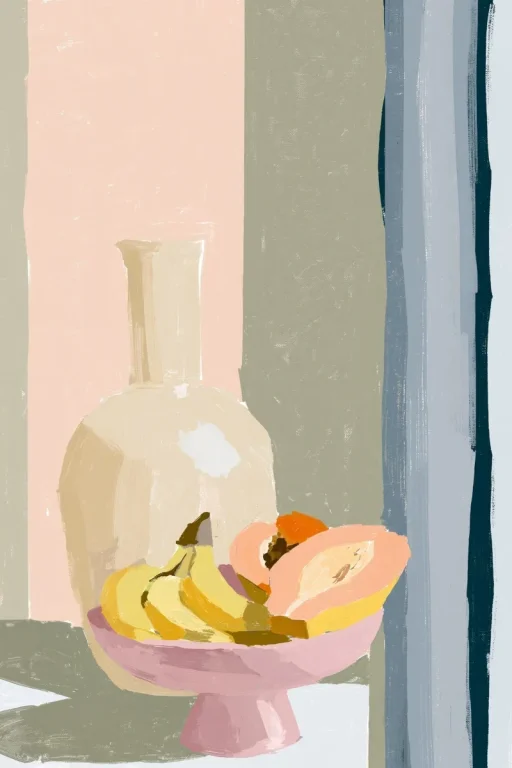 Matisse Inspired Fruit Still Life