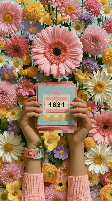 Hospital Bracelet Among Flowers