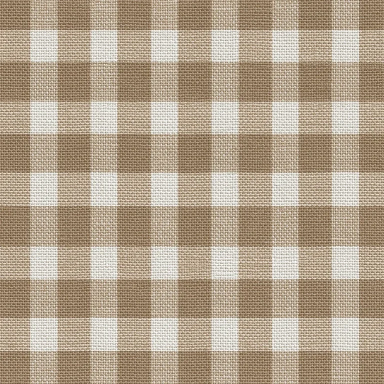 Beige Gingham Textile Pattern