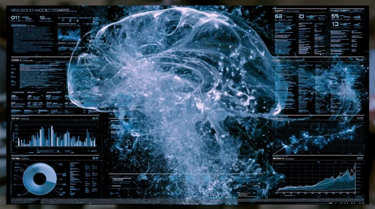 Flat Neuroscience Statistics Dashboard Poster