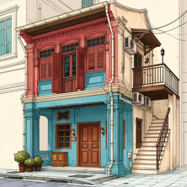 Peranakan Shophouse Meets Modern Flat