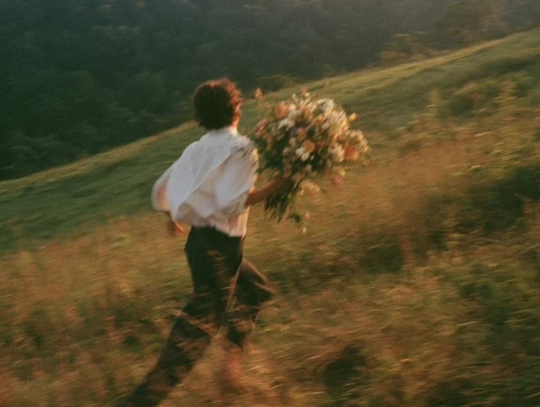 Running Uphill With a Flower Bouquet