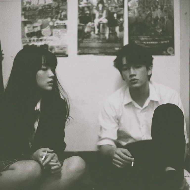 Moody High School Couple Portrait