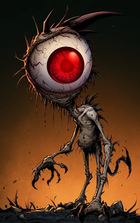 Mutant Eyeball Alien Ink Comic
