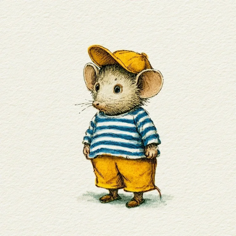 Baby Mouse In Sailor Stripes