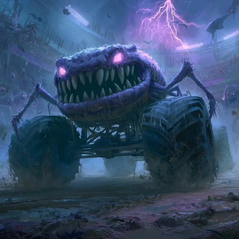 Monster Truck With Spider Legs
