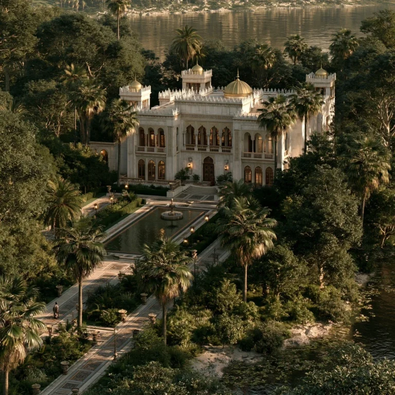 White Stone Estate on Oasis Planet