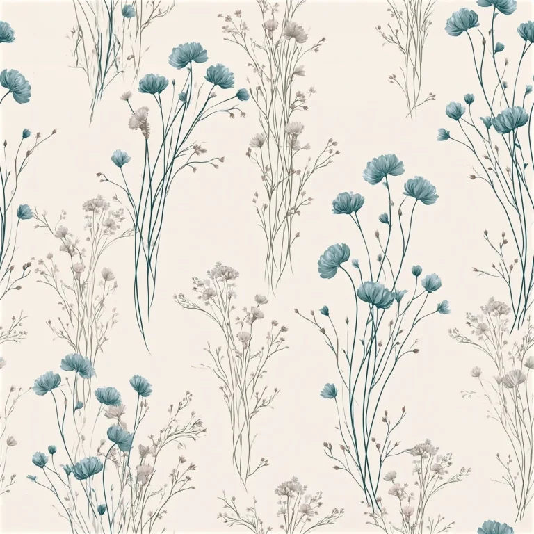 Nordic Seamless Floral Pattern