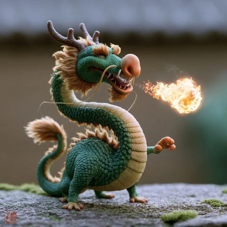 Fire-Breathing Dragon in Chang'an Style