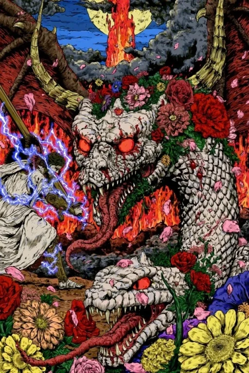 Typhon Battle With Blooming Petals