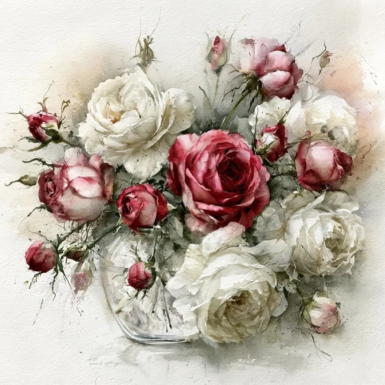 Delicate Watercolor Bouquet