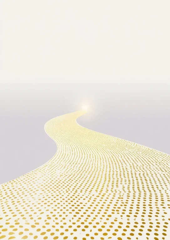 Elegant Golden Pathway