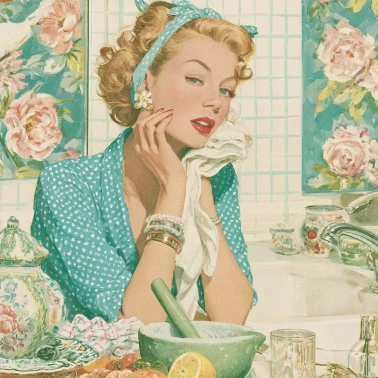 Mid-Century Homewear Ad