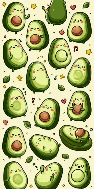 Cute Avocado Baby