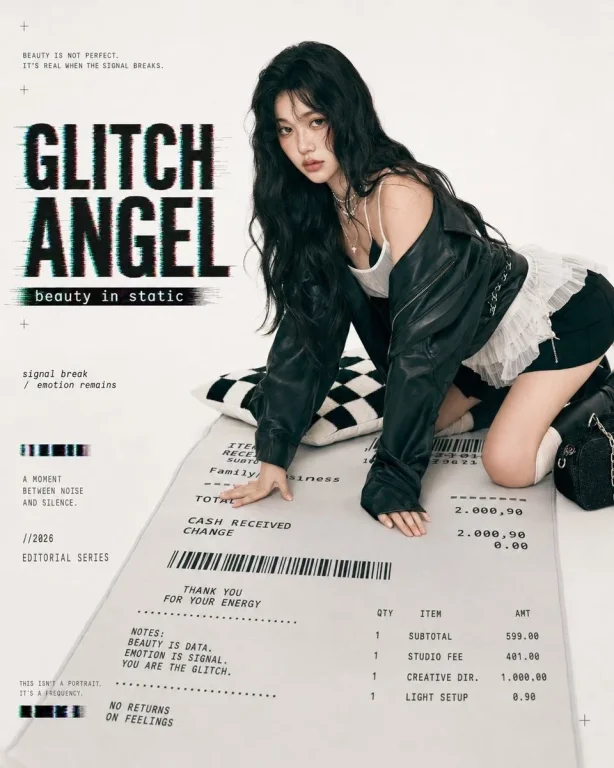 Glitch Angel Studio Poster
