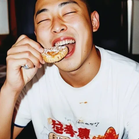 Candid Portrait of Man — Midjourney v6 AI Prompt: Portrait photography of a 35-year-old Chinese man, wearing casual and comfortabl...