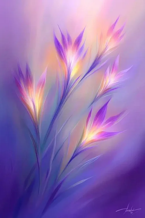 Cybernetic Plant Spectrum Art