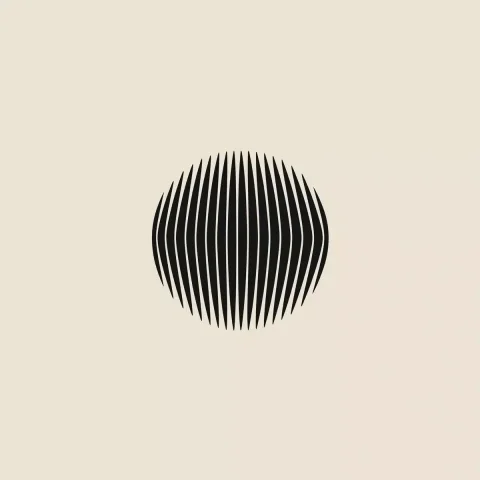 Minimalist Sound Wave Logo — Midjourney v6 AI Prompt: Logo, a minimalist design with simple shapes and lines, a circular shape with an...