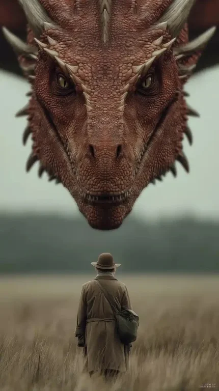 Cinematic Dragon Flight Perspective
