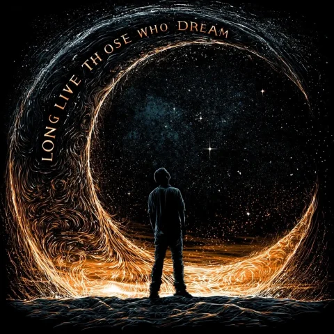 Logo for Dreamers — Nano Banana 2 AI Prompt: i want a logo thats in a circle, in the circle says long live those who dream. t...