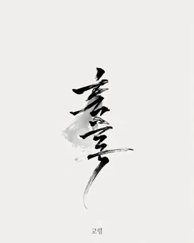 Mongolian Calligraphy Logo — Nano Banana 2 AI Prompt: Modern graphic logo of traditional vertical Mongolian calligraphy representing t...