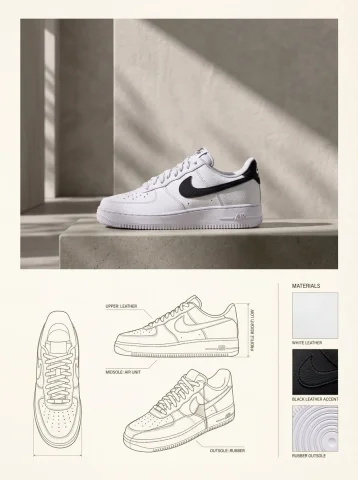 Product Design Catalog Layout — Nano Banana 2 AI Prompt: Create a vertical 3:4 product design catalog page with a warm neutral paper-like...