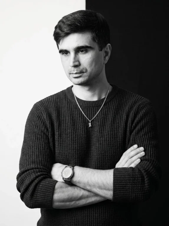Monochrome Studio Split Portrait
