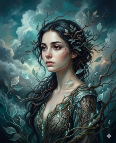 Surrealist Romantic Oil Painting — Nano Banana 2 AI Prompt: Created with Google Gemini nano banana pro Prompt: Ultra-detailed surrealist po...