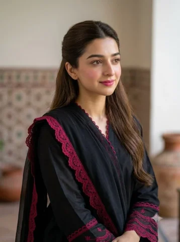 Profile / Avatar - Pakistani Traditional Dress Cinematic Portrait — Nano Banana 2 AI Prompt: Use uploaded photo to create AN ULTRA REALISTIC HIGH RESOLUTION CINEMATIC PORTRA...