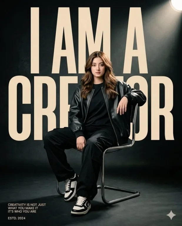 Product Marketing - Luxury Streetwear Fashion Editorial Poster