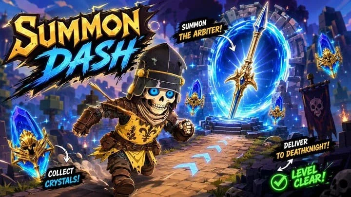YouTube Thumbnail - Summon Dash Roblox Fantasy Thumbnail