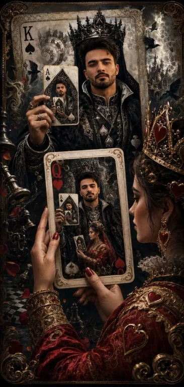 Recursive King of Spades Card