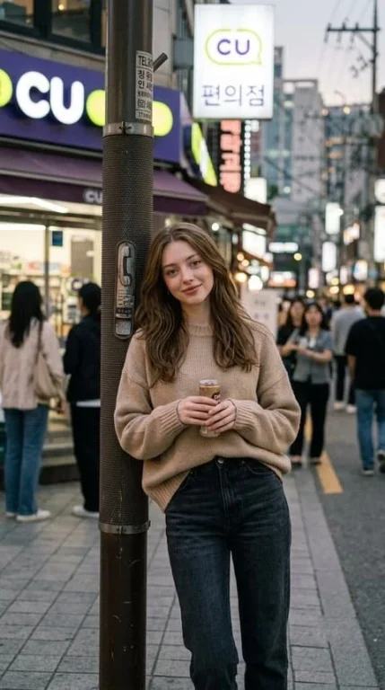 Korean Casual Fashion Portrait