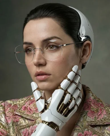 Social Media Post - Cyber Renaissance Cyborg Aristocrat — Nano Banana 2 AI Prompt: {"vibe_title_en": "Cyber Renaissance", "master_prompt": "A hyper-realistic, cine...