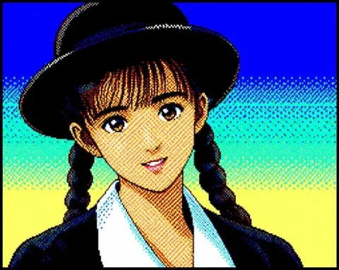 Profile / Avatar - Retro PC-88 8-Bit Anime Portrait — GPT Image 2.5 AI Prompt: Convert the attached portrait photo into anime artwork while preserving recogniz...