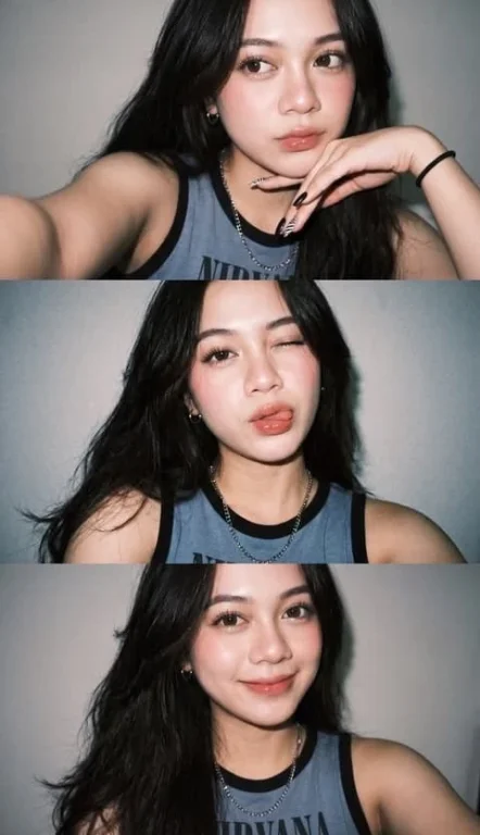 Profile / Avatar - Y2K Instagram Flash Selfie Collage