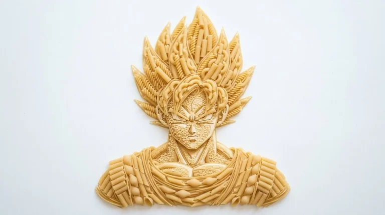 Pasta Art Bust Portrait