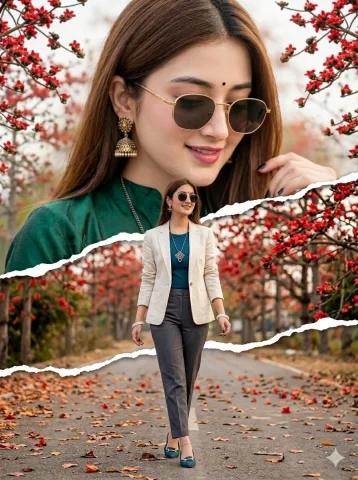 Double Exposure Paper Tear Collage — Nano Banana 2 AI Prompt: Create a high-quality cinematic double exposure and paper-tear collage. The back...