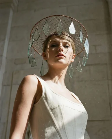 Sculptural Authority Fashion Portrait — Nano Banana 2 AI Prompt: An avant-garde editorial fashion prompt for a hyper-realistic low-angle shot in...