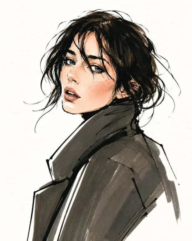 Vogue Style Fashion Illustration